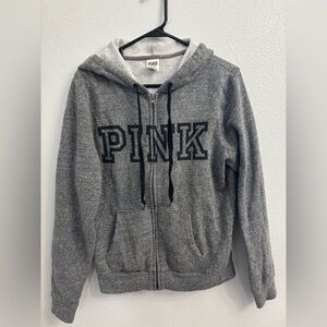 3 jacket/pullover bundle. PINK Hoodie, PINK pullover, Nike pullover S, M, L